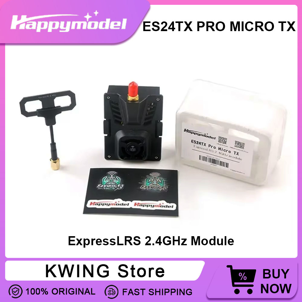 Happymodel Expresslrs Elrs Es24Tx Pro 1000Mw - HappyModel ES24TX Pro 1000mW 2,4G ExpressLRS
