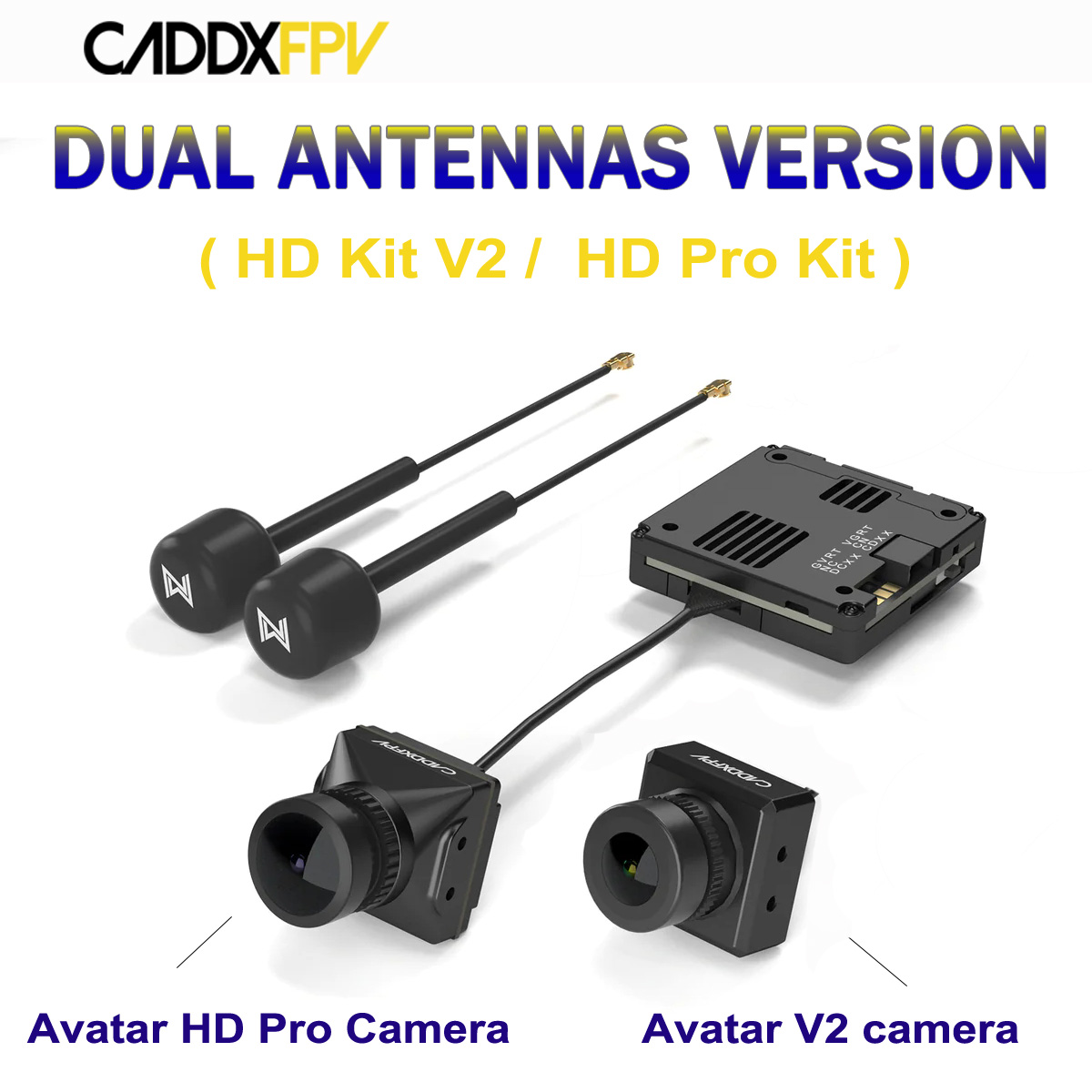 Walksnail Avatar Hd Pro Kit - Caddx Walksnail Avatar Versión de Doble