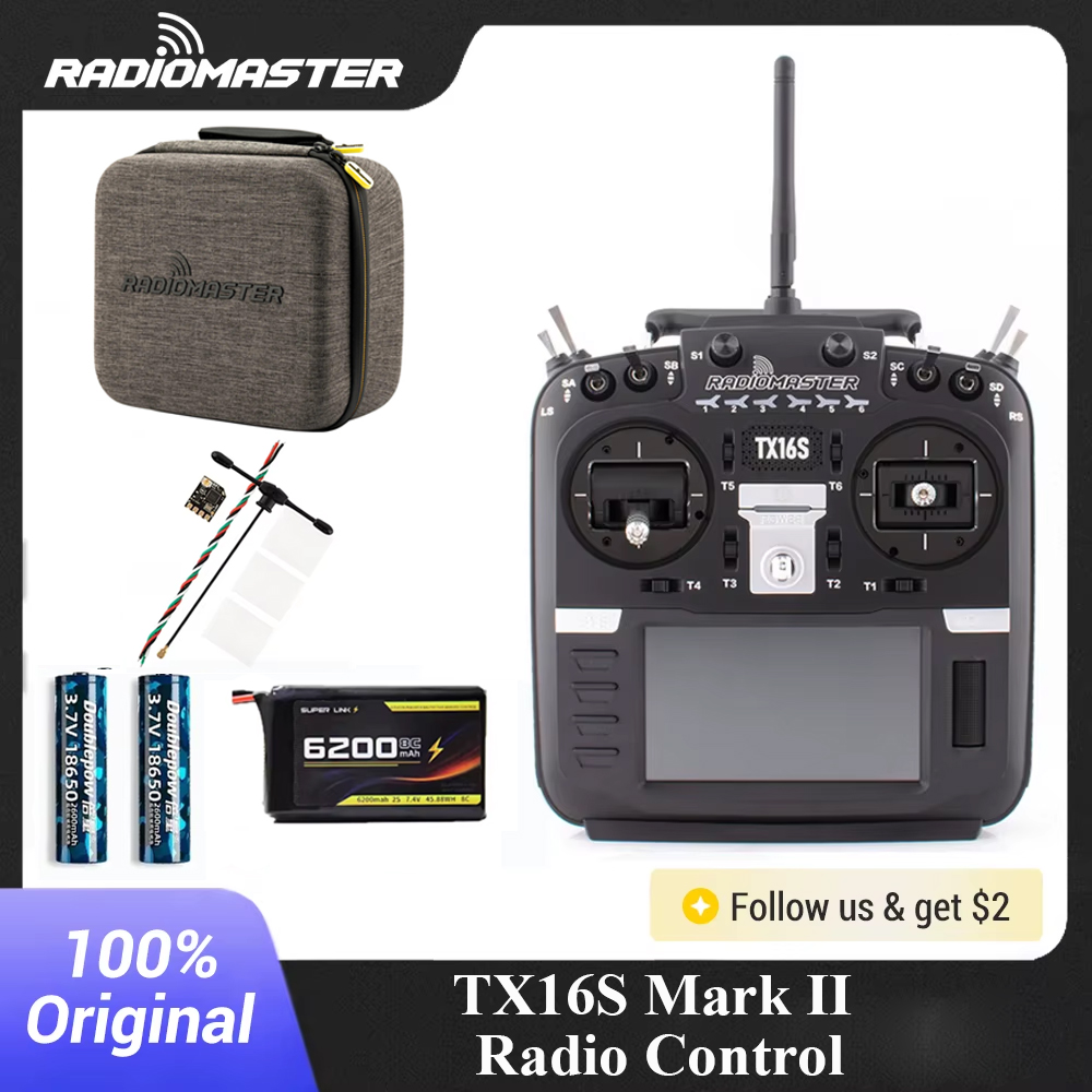 RadioMaster TX16S MKII V4.0 Ha - Radiomaster Tx16S Mark Ii Elrs reseña y precio
