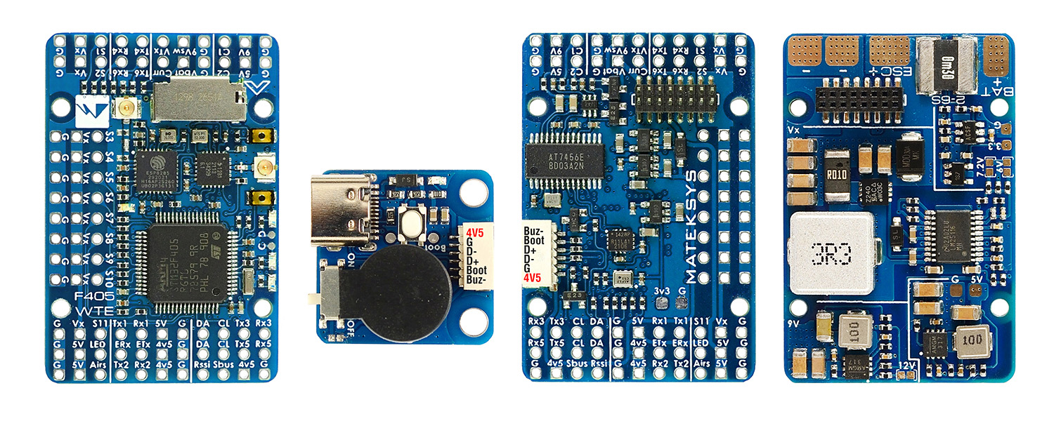 Controlador de vuelo Matek Mat - Mateksys Flight Controller F405 Wte reseña y precio