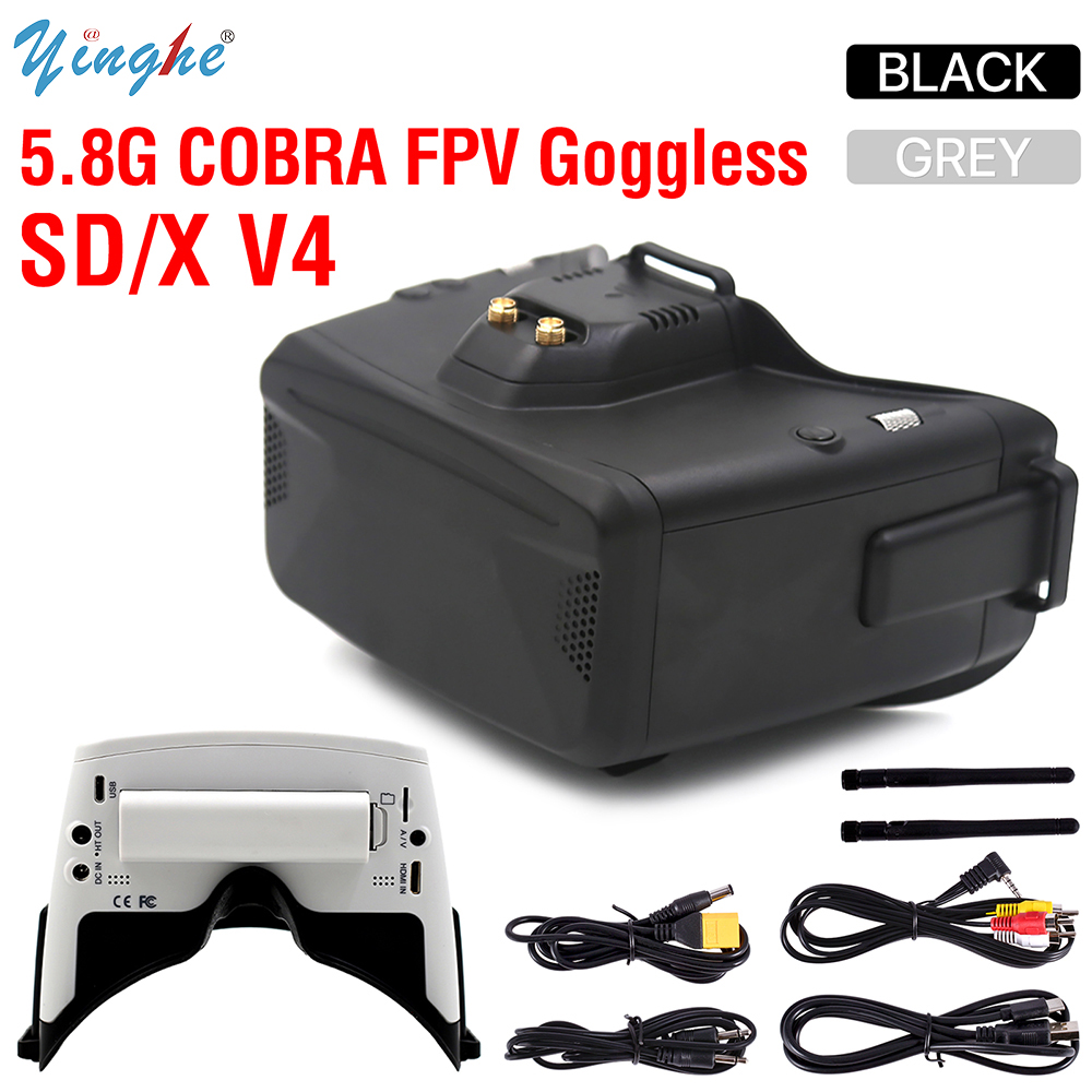 Gafas FPV SKYZONE Cobra SD/X V - Skyzone Cobra X V2 Fpv Goggles reseña y precio