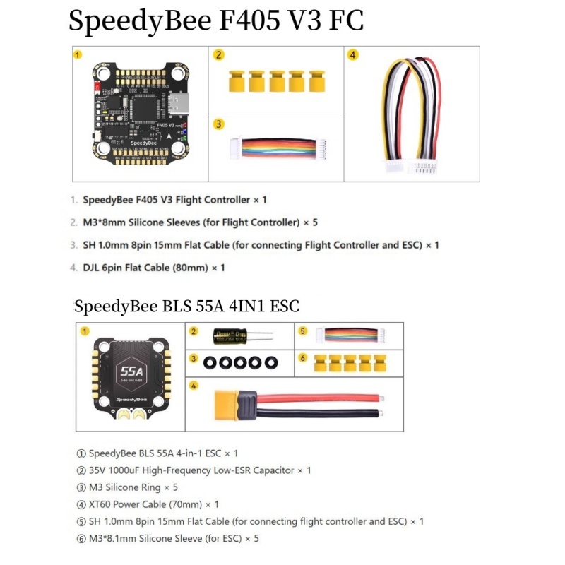 SpeedyBee F4 F405 V4 55A BLS 3 - Speedybee F405 V4 Bls 55A Stack reseña y precio