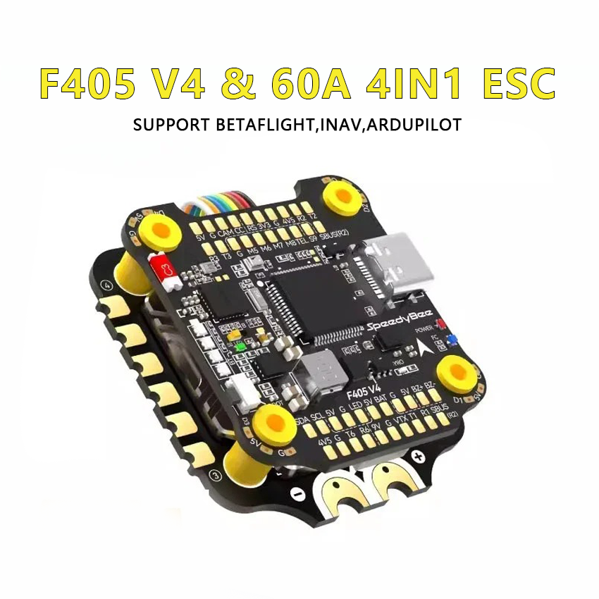 Controlador de Vuelo SpeedyBee - Speedybee F405 V4 Bls 55A Stack reseña y precio